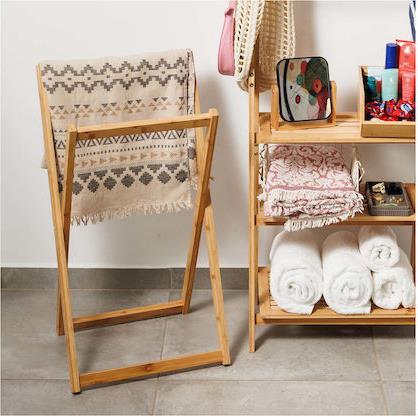 Estia Bamboo Essentias Ράγα Μπάνιου Επιδαπέδια Μπεζ 02-27513