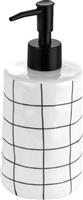 Estia Cage Dispenser Κεραμικό Λευκό-Μαύρο 400ml 02-27612