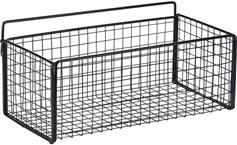 Estia Cage Επιτοίχια Ραφιέρα Μπάνιου Μεταλλική Μαύρη 02-28251