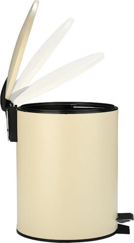 Estia Classic Μεταλλικό Καλαθάκι Μπάνιου 5lt Μπεζ