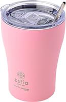 Estia Coffee Mug Save The Aegean Ποτήρι Θερμός με Καλαμάκι Blossom Rose 350m
