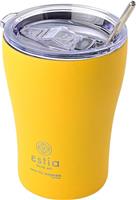 Estia Coffee Mug Save The Aegean Ποτήρι Θερμός με Καλαμάκι Pineapple Yellow 350ml