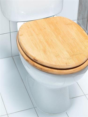 Estia Essentials Καπάκι Λεκάνης Ξύλινο 43x35cm Καφέ