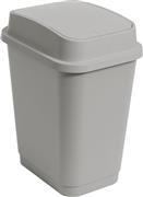 Estia Homely Fliptop 2 Κάδος Απορριμμάτων Πλαστικός Γκρι 25lt 02-49139