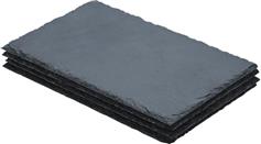 Estia Πλατώ Σερβιρίσματος από Πέτρα 22x14cm Σετ 4τμχ 07-24086
