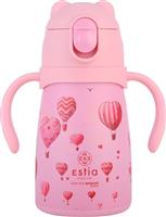 Estia Save the Aegean Bubble Bottle Παιδικό Παγούρι Θερμός με Καλαμάκι Non Spill Love Ascend 300ml 01-33231