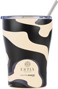 Estia Save the Aegean Coffee Mug Ποτήρι Θερμός Ανοξείδωτο BPA Free 350ml Bold Drift με Καλαμάκι 01-31794