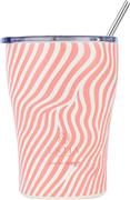 Estia Save the Aegean Coffee Mug Ποτήρι Θερμός Ανοξείδωτο BPA Free 350ml Soft Ripple με Καλαμάκι 01-31732