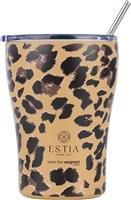 Estia Save the Aegean Coffee Mug Ποτήρι Θερμός Ανοξείδωτο BPA Free 350ml Spotted Prowl με Καλαμάκι 01-31763