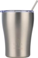 Estia Save the Aegean Coffee Mug Ποτήρι Θερμός Ανοξείδωτο BPA Free 350ml Steel Flow με Καλαμάκι 01-31855