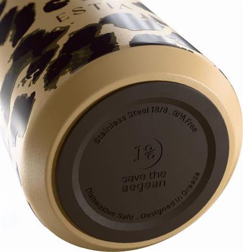 Estia Save the Aegean Lens Μπουκάλι Θερμός Ανοξείδωτο BPA Free 360ml Spotted Prowl με Καλαμάκι 01-42981