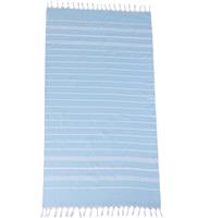 Estia Save the Aegean Πετσέτα Θαλάσσης Azure Stripes Light Blue 80x170cm 00-31107
