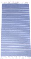 Estia Save the Aegean Πετσέτα Θαλάσσης Navy Stripes Blue 80x170cm 00-31091