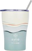 Estia Save the Aegean Ποτήρι Θερμός Ανοξείδωτο BPA Free EcoZen Horizon 350ml με Καλαμάκι 01-23041