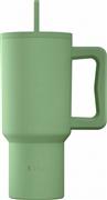 Estia Save the Aegean Straw Tumbler XL Ανακυκλώσιμο Θερμός Ανοξείδωτο BPA Free 900ml Pine με Καλαμάκι και Λαβή 01-41502