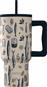 Estia Save the Aegean Straw Tumbler XL Ανακυκλώσιμο Θερμός Ανοξείδωτο BPA Free 900ml Salt Life με Καλαμάκι και Λαβή 01-41557
