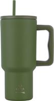 Estia Save the Aegean Straw Tumbler XL Μπουκάλι Θερμός Ανοξείδωτο BPA Free 1.2lt Forest Spirit με Καλαμάκι και Λαβή 01-32173