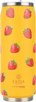 Estia Save the Aegean Travel Cup Ποτήρι Θερμός Ανοξείδωτο BPA Free 500ml Berry Bright με Καλαμάκι 01-31190
