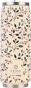 Estia Save the Aegean Travel Cup Ποτήρι Θερμός Ανοξείδωτο BPA Free 500ml Bloom Beige με Καλαμάκι 01-31213