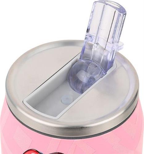 Estia Save the Aegean Travel Cup Ποτήρι Θερμός Ανοξείδωτο BPA Free 500ml Blush Pop με Καλαμάκι 01-31312