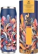 Estia Save The Aegean Travel Ποτήρι Θερμός Ανοξείδωτο BPA Free Vibrant Vortex 500ml 01-22662