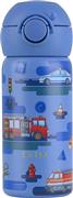 Estia Save the Aegean Wonder Bottle Παιδικό Παγούρι Θερμός Ανοξείδωτο με Καλαμάκι Non Spill City Heroes 350ml 01-43599
