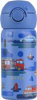 Estia Save the Aegean Wonder Bottle Παιδικό Παγούρι Θερμός Ανοξείδωτο με Καλαμάκι Non Spill City Heroes 350ml 01-43599