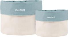 Estia Tone Lab Σετ Διακοσμητικά Καλάθια Mosslight 2τμχ 02-41205