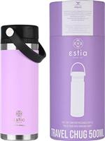 Estia Travel Chug Save The Aegean Μπουκάλι Θερμός Lavender Purple 500ml 01-17767