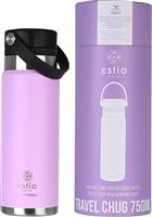 Estia Travel Chug Save The Aegean Μπουκάλι Θερμός Lavender Purple 750ml 01-17866