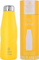 Estia Travel Flask Save Aegean Μπουκάλι Θερμός Burnt Yellow 500ml