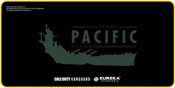 Eureka Ergonomic Call of Duty Vanguard Pacific Gaming Mouse Pad XXL 800mm Μαύρο COD-MP04 22.07.0005