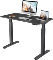 Eureka Ergonomic ERK-EHD-4801-B-V1 Γραφείο Gaming Ξύλινο με Μεταλλικά Πόδια & Ρυθμιζόμενο Ύψος 120x60x75cm 22.01.0122