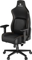 Eureka Ergonomic ERK-GC08-B-GR Καρέκλα Gaming Δερματίνης με Ρυθμιζόμενα Μπράτσα Μαύρη 22.01.0173
