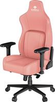 Eureka Ergonomic ERK-GC08-PK-GR Καρέκλα Gaming Δερματίνης με Ρυθμιζόμενα Μπράτσα Ροζ 22.01.0172