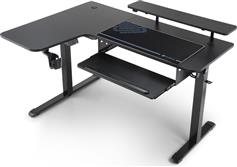 Eureka Ergonomic ERK-L60L-B-PRO-V1-EU Γραφείο Gaming Ξύλινο Μαύρο 22.01.0137