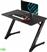 Eureka Ergonomic Γραφείο Gaming Z43 Ξύλινο με Μεταλλικά Πόδια Black 110x60x75.4cm ERK-GD-4301 22.01.0024