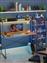 Eureka Ergonomic Γραφείο με Μεταλλικά Πόδια Καφέ 120x57.7x130cm ERK-CD-48VP 22.01.0052