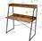 Eureka Ergonomic Γραφείο με Μεταλλικά Πόδια Καφέ 120x57.7x130cm ERK-CD-48VP 22.01.0052