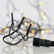 Eurolamp 1300 Χριστουγεννιάτικα Λαμπάκια LED Φυσικό Λευκό σε Σειρά με Πράσινο Καλώδιο 600-11313