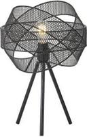 Eurolamp 144-46016 Oggi Επιτραπέζιο Διακοσμητικό Φωτιστικό με Ντουί για Λαμπτήρα E27 Μαύρο