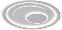 Eurolamp 144-51033 Motivo Πλαφονιέρα Οροφής 51cm Λευκή με Ενσωματωμένο LED