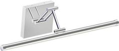 Eurolamp 144-80521 Aura Φωτιστικό Τοίχου Ασημί Πλάτους 60cm