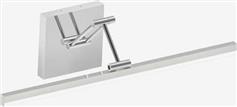 Eurolamp 144-80523 Aura Φωτιστικό Τοίχου Ασημί Πλάτους 60cm