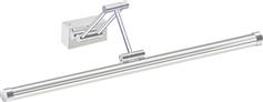 Eurolamp 144-80561 Lano Φωτιστικό Τοίχου Ασημί Πλάτους 60cm