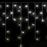 Eurolamp 144 Χριστουγεννιάτικα Λαμπάκια LED Φυσικό Λευκό 3m x 60cm τύπου Βροχή με Πράσινο Καλώδιο 600-11119