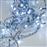 Eurolamp 144 Χριστουγεννιάτικα Λαμπάκια LED Ψυχρό Λευκό 3m x 60cm τύπου Βροχή με Διαφανές Καλώδιο 600-11355