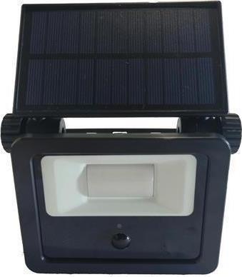 Eurolamp 145-20820 Ηλιακό Φωτιστικό 8W 850lm Ρυθμιζόμενο Λευκό με Αισθητήρα Κίνησης IP54