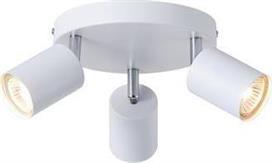 Eurolamp 145-25228 Olymp Τριπλό Σποτ με Ντουί GU10 σε Λευκό Χρώμα