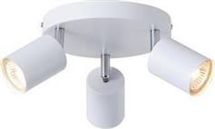 Eurolamp 145-25228 Olymp Τριπλό Σποτ με Ντουί GU10 σε Λευκό Χρώμα